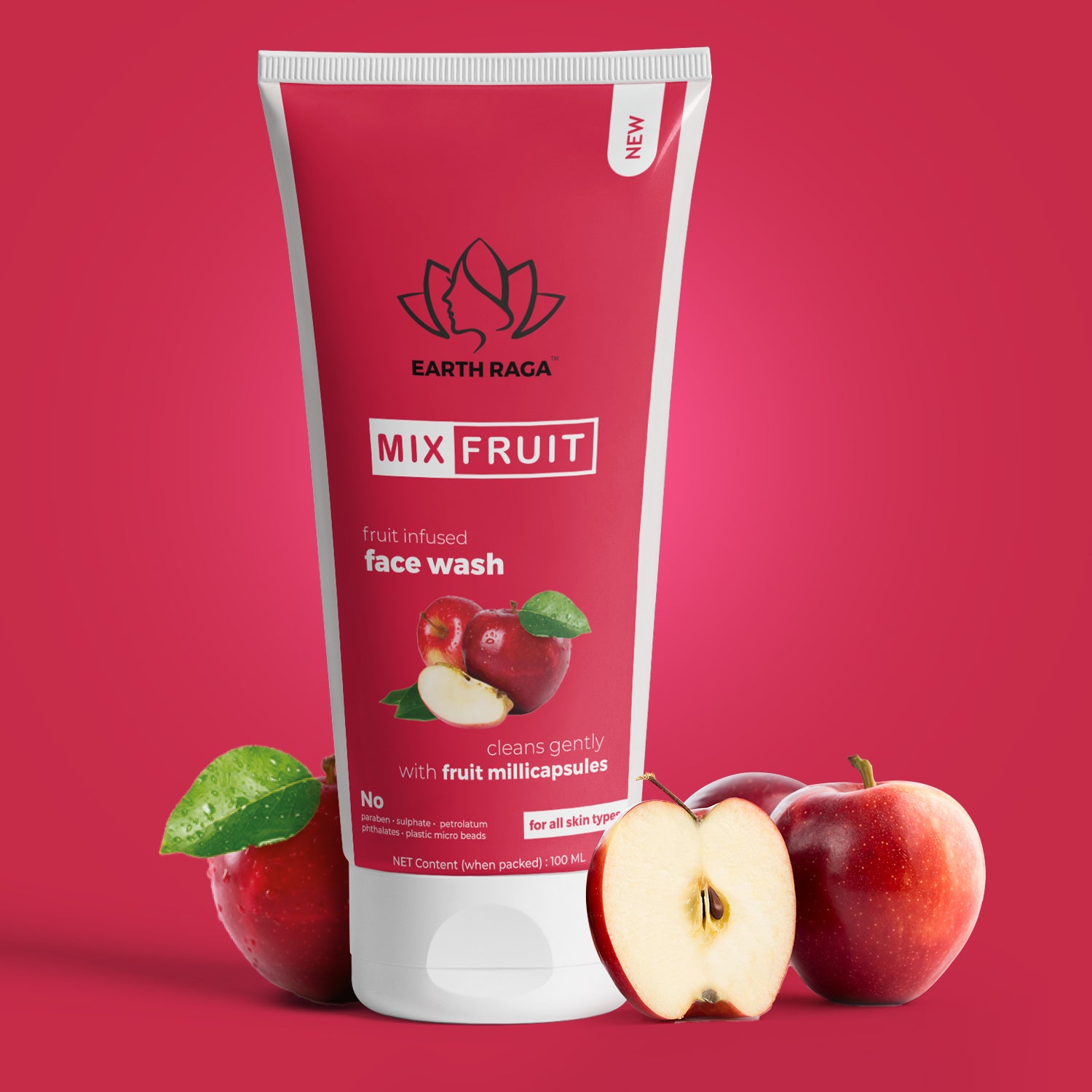 Anti Hairfall Shampoo and Mix Fruit Face Wash Combo | Strengths hair & prevents breakage | Deeply cleanses your scalp |Cleanses pores deeply |Gives clearer, soft and supple skin