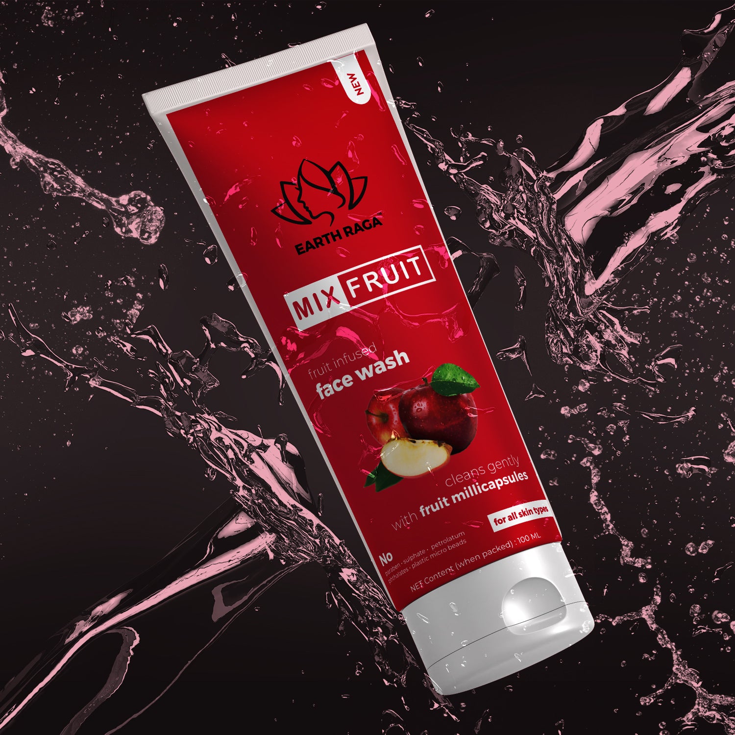 Anti Hairfall Shampoo and Mix Fruit Face Wash Combo | Strengths hair & prevents breakage | Deeply cleanses your scalp |Cleanses pores deeply |Gives clearer, soft and supple skin