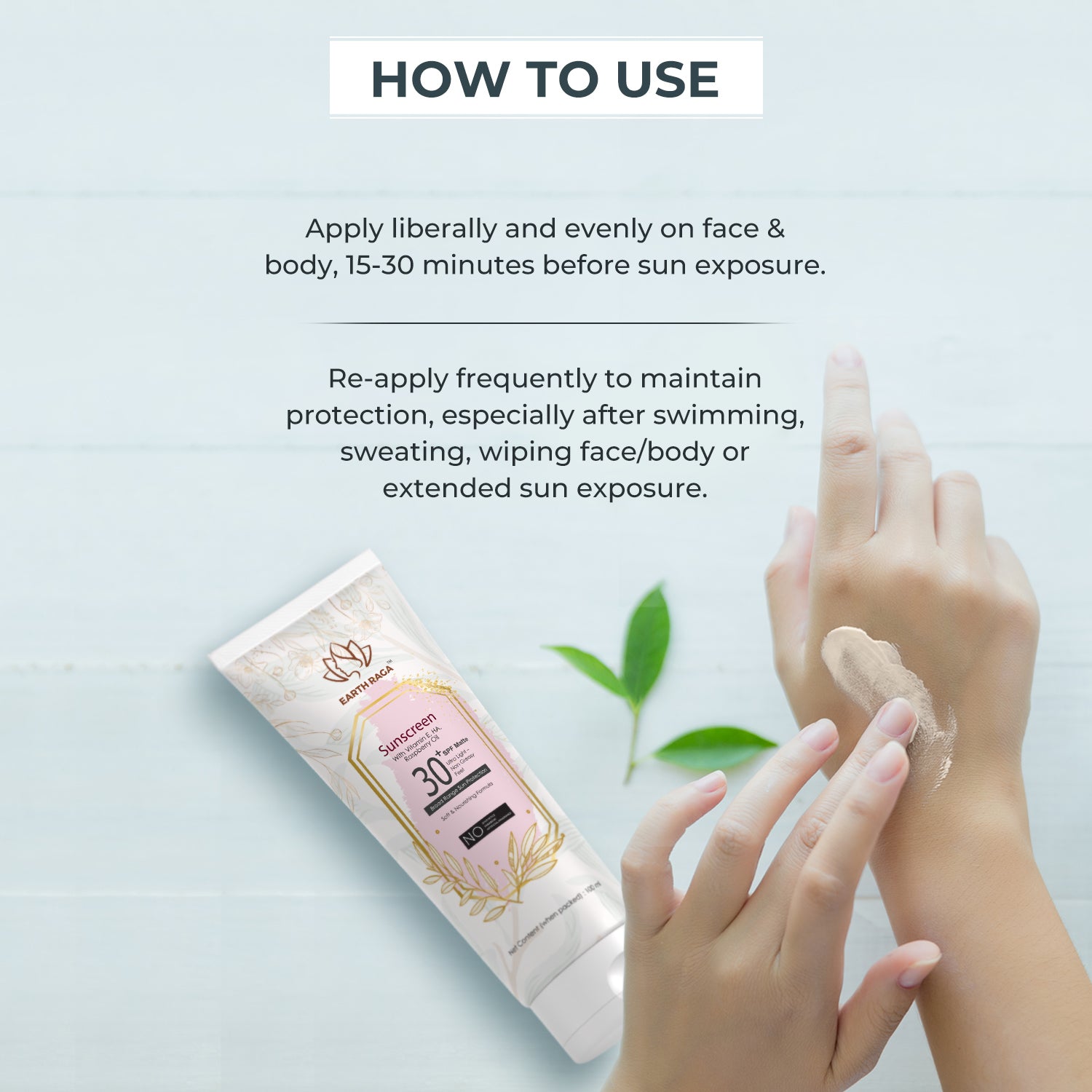 Vitamin E, Hyaluronic Acid (HA) & Raspberry Oil Sunscreen and Almond & Coconut Oil Sunscreen Combo