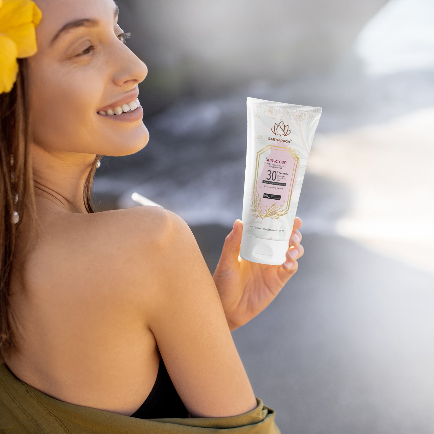 Vitamin E, Hyaluronic Acid (HA) & Raspberry Oil Sunscreen, Aloe Vera Neem Tea Tree Face Wash and Spiced Chai Organic Lip Balm - Super Saver Pack