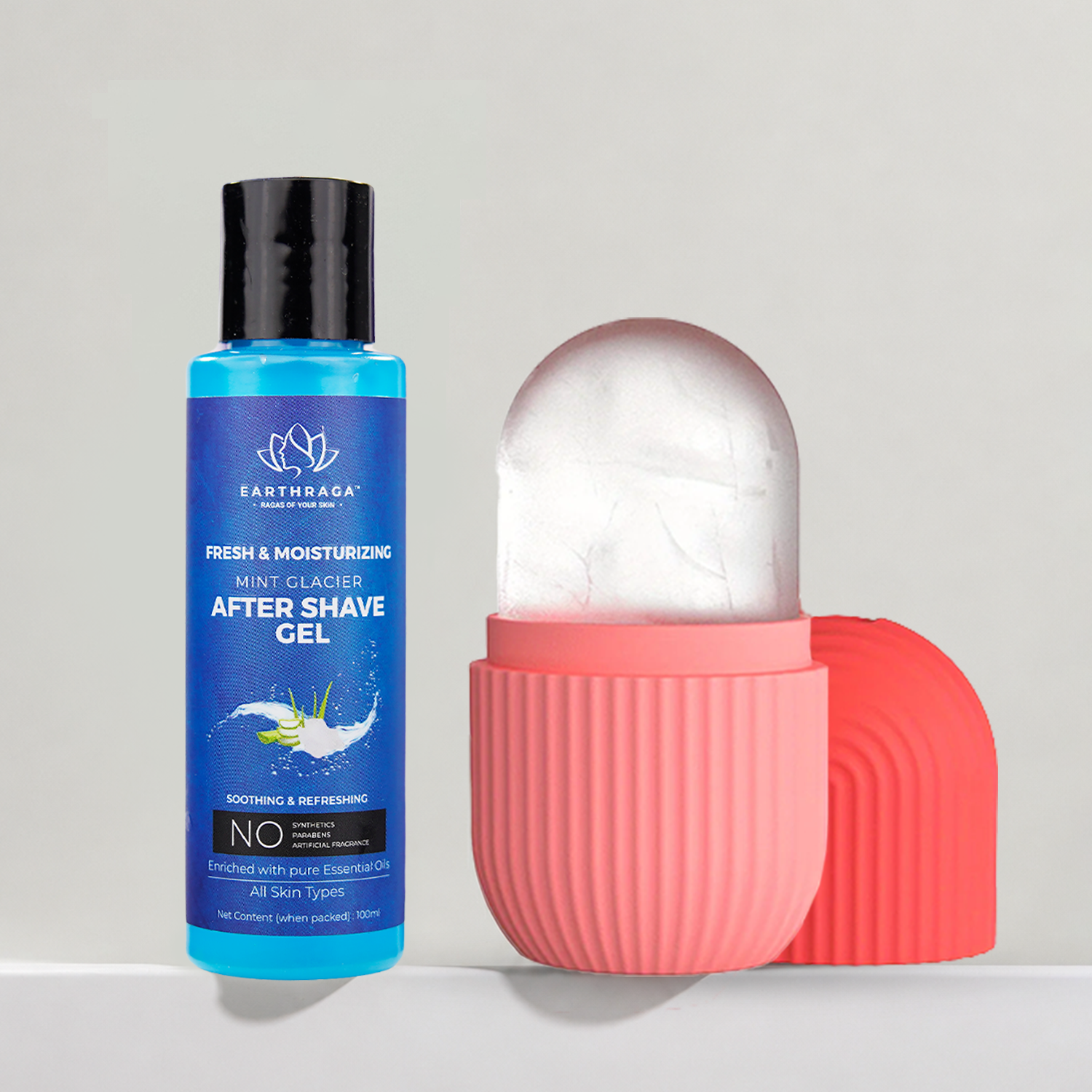 Mint Glacier Aftershave Gel | 100ml + Ice Roller Free