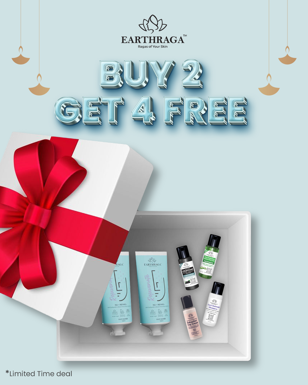 Hyaluronic Acid + Retinol Face Scrub x 2 Combo | 4 Minis Free