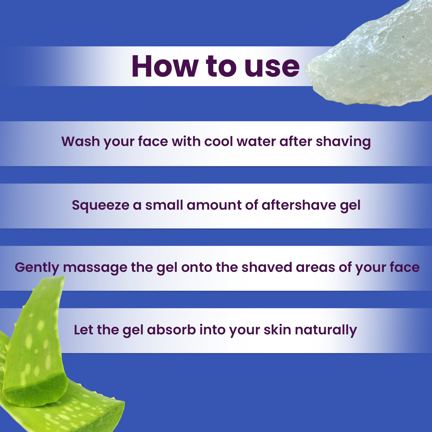 Mint Glacier Aftershave Gel | 100ml + Ice Roller