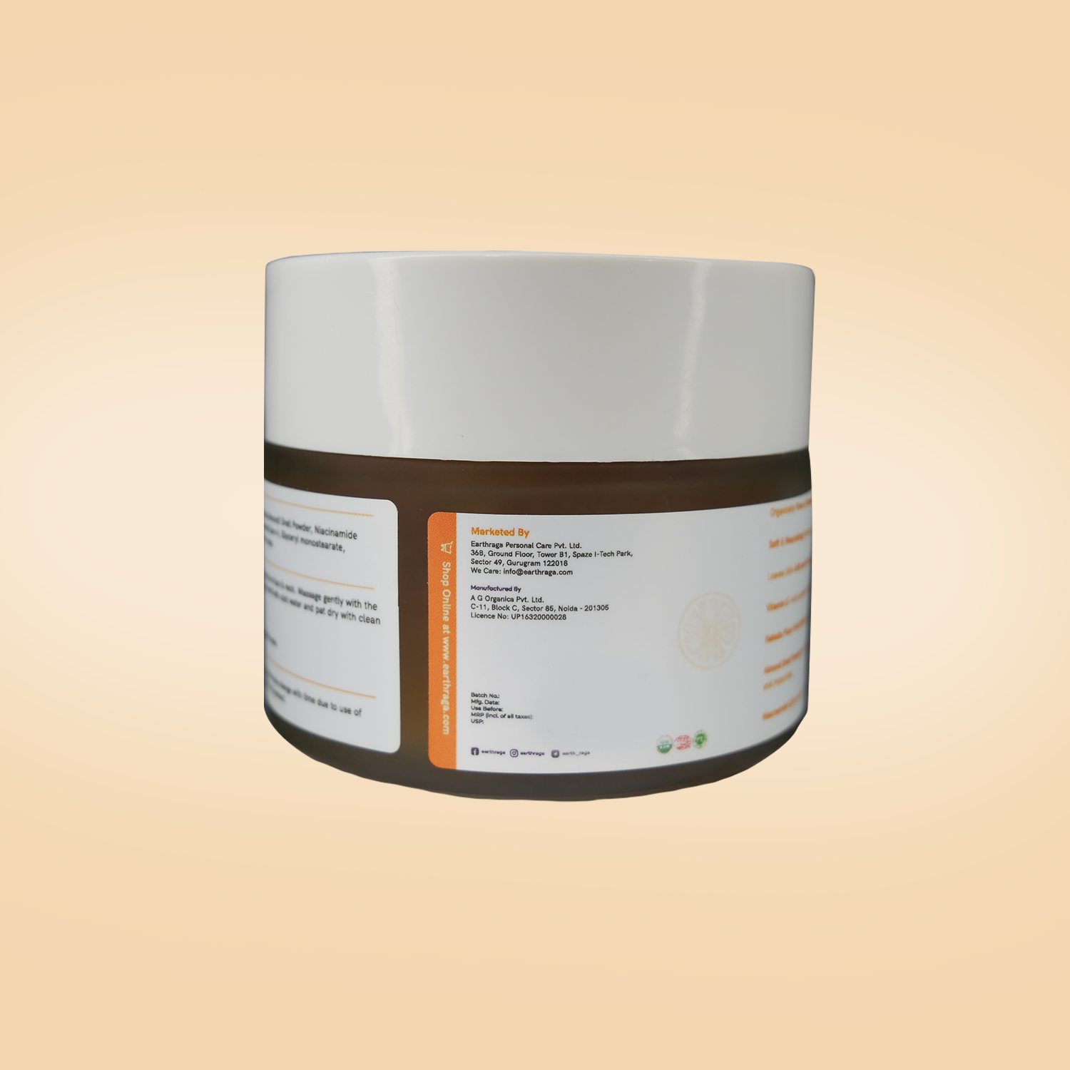 Vitamin C Face Scrub | Unclogs Pores | Reduces Hyperpigmentation | Brightens Skin Tone | 100ml
