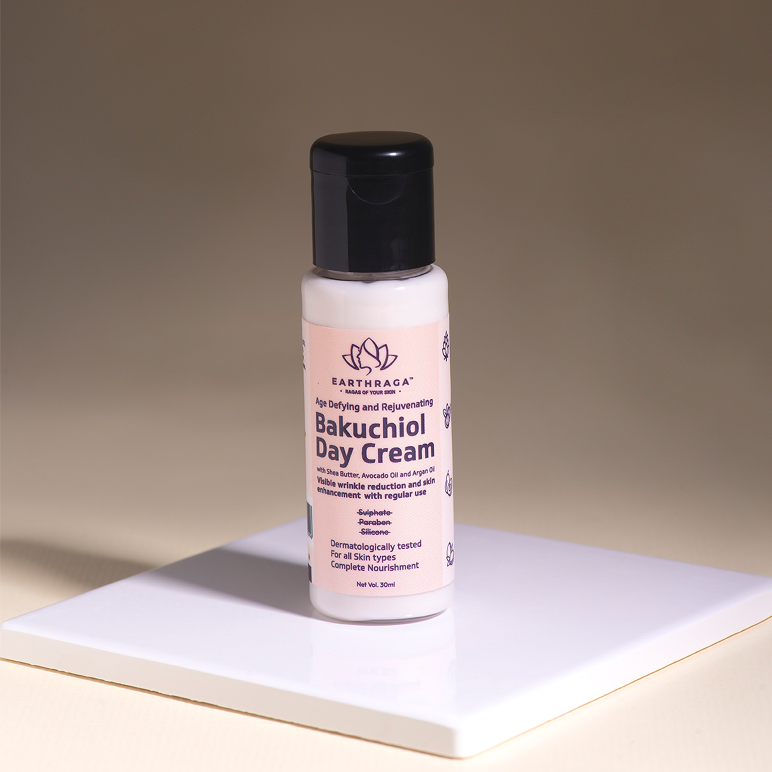 Age Defying and Rejuvenating Bakuchiol Day Cream 30gm | Improves Skin Elasticity & Reduce Wrinkles | Moisturizes Skin | Minis