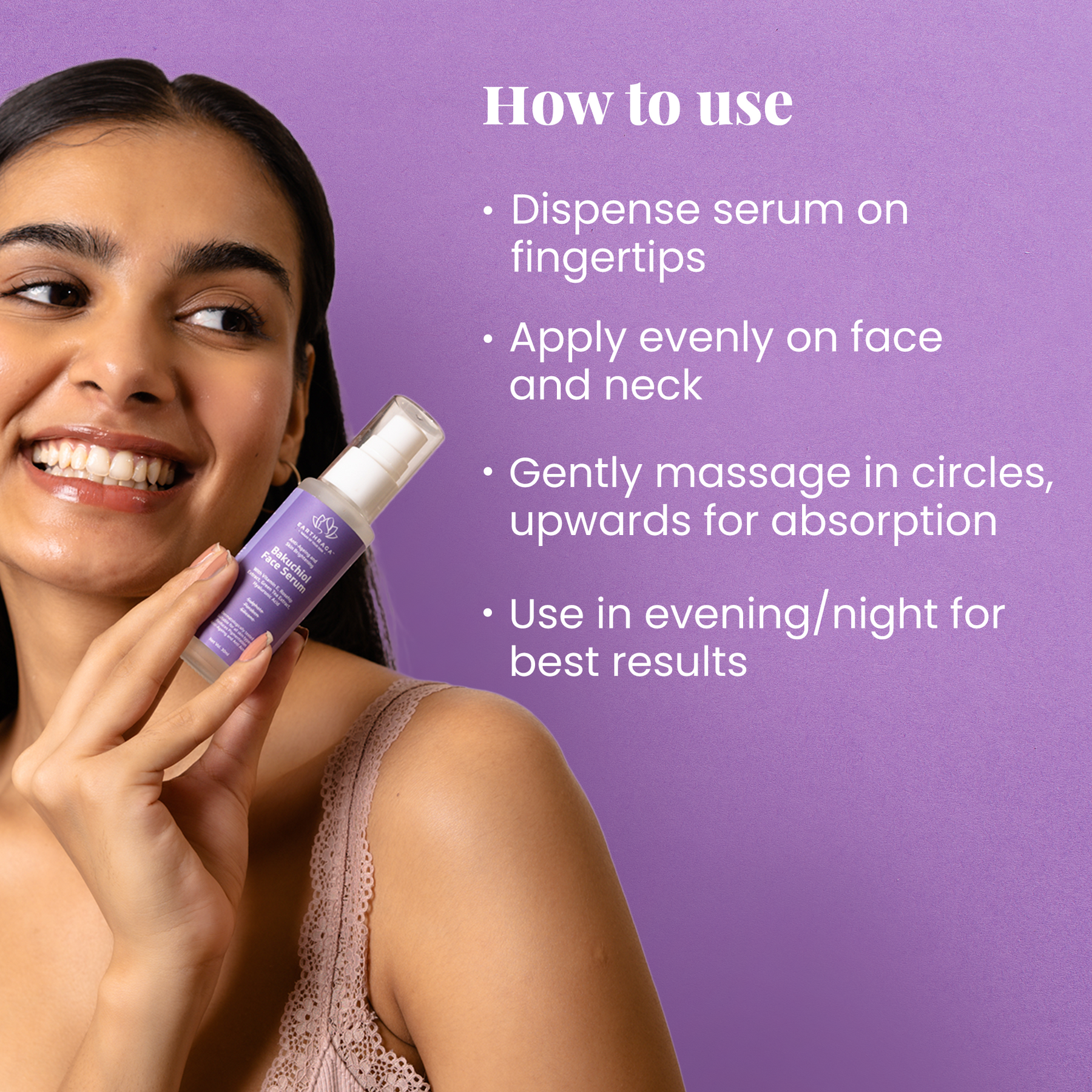 Bakuchiol Face Serum | Treats Fine Lines & Wrinkles | Repairs Skin | Minimizes Pores | Reduces Pigmentation | 30ml