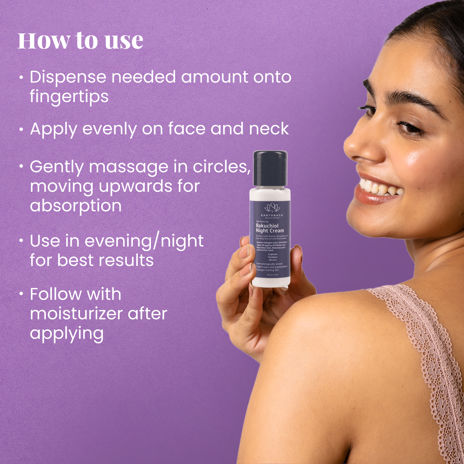 Skin Reviving Bakuchiol Night Cream 30gm - Minis