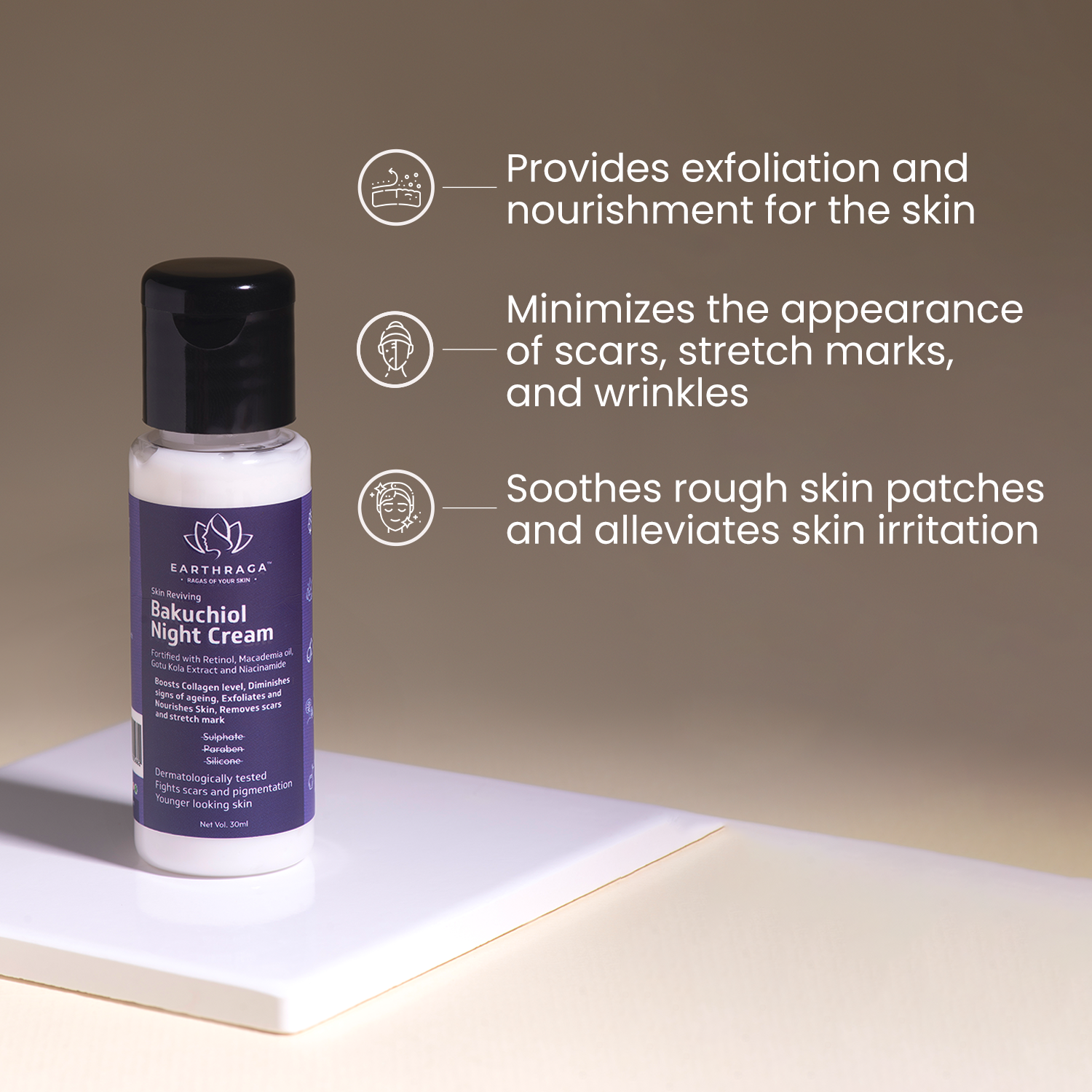 Bakuchiol Day Cream | Bakuchiol Night Cream l Onion Hair Cleansing Shampoo and Conditioner l 30ml