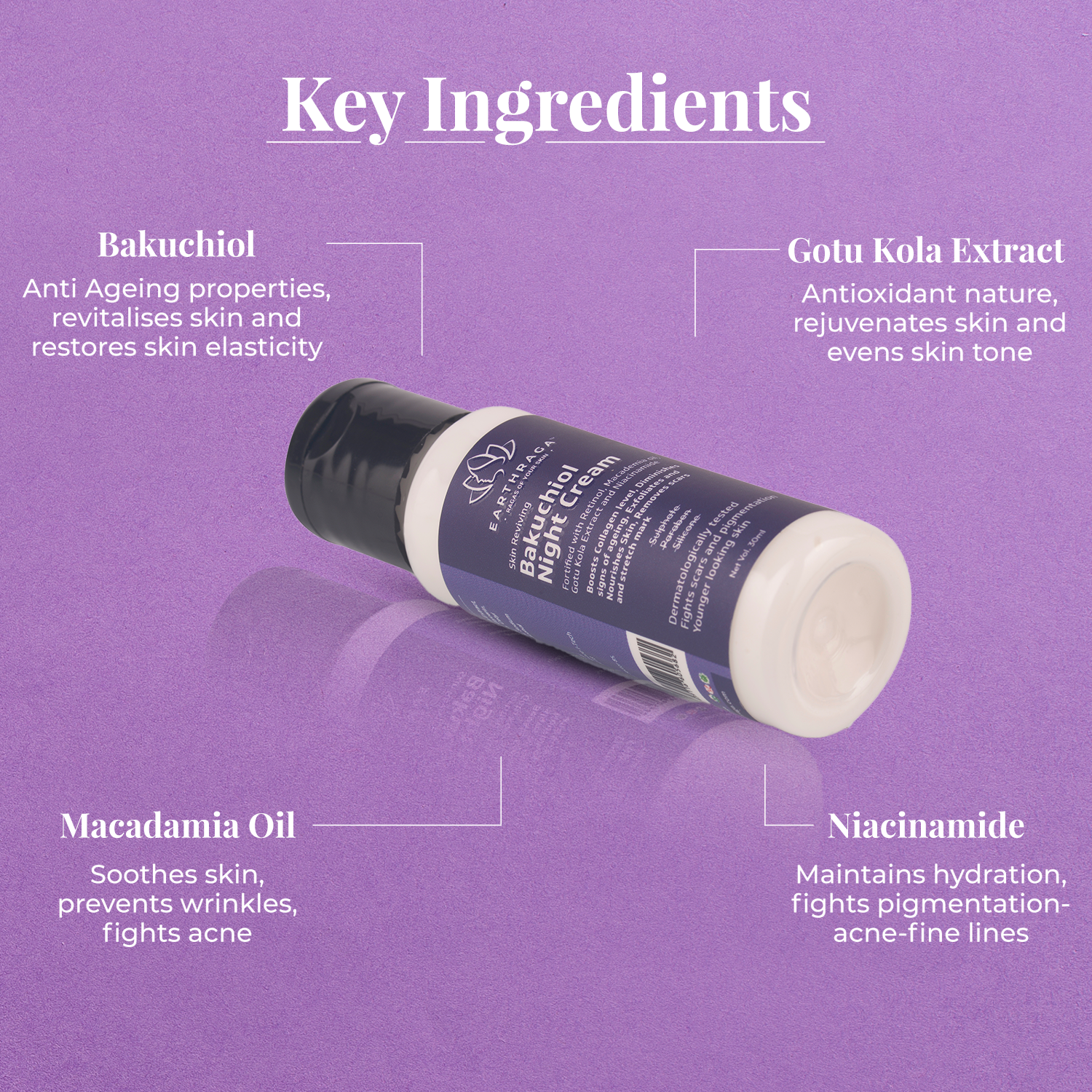 Bakuchiol Day Cream | Bakuchiol Night Cream l Onion Hair Cleansing Shampoo and Conditioner l 30ml