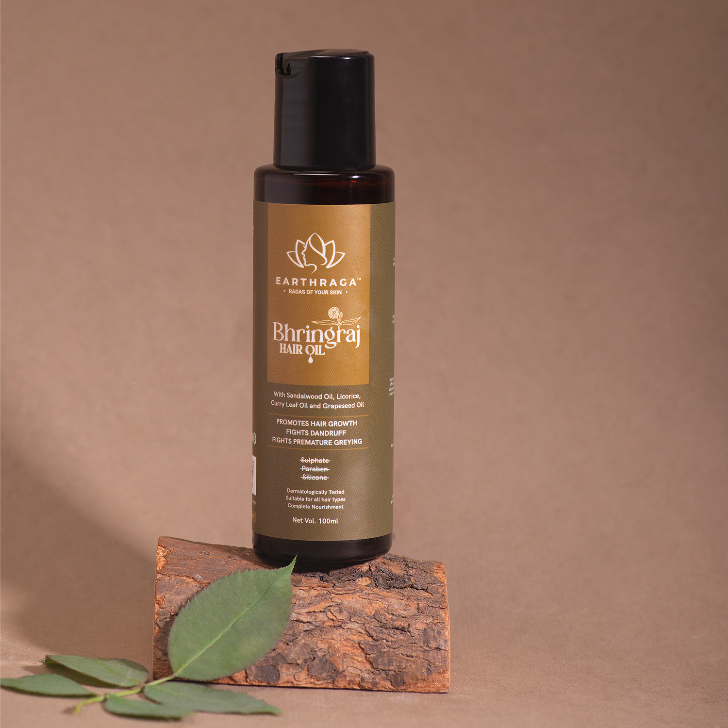 Bhringraj Hair Oil | Reactivates Hair Follicles | Enhances Hair Volume | Boosts Blood Circulation In Scalp | 100ml