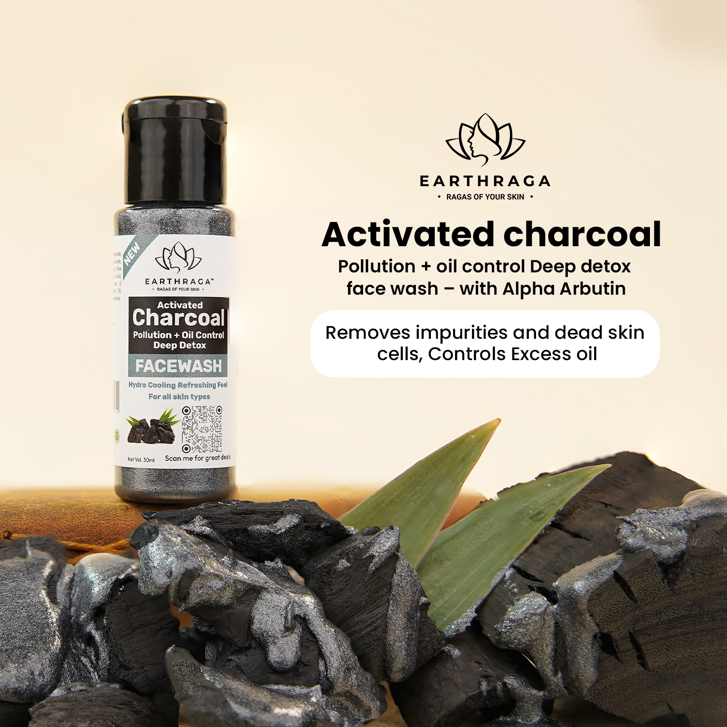 Activated Charcoal Facewash | 30 ml