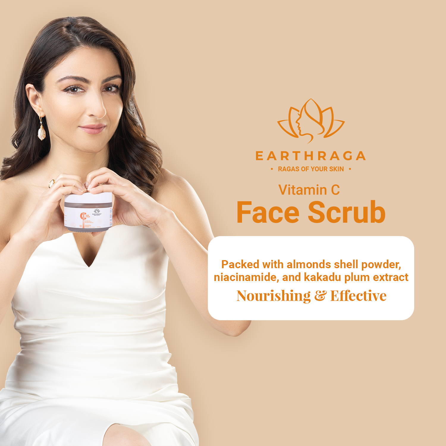 Vitamin C Face Scrub | Unclogs Pores | Reduces Hyperpigmentation | Brightens Skin Tone | 100ml