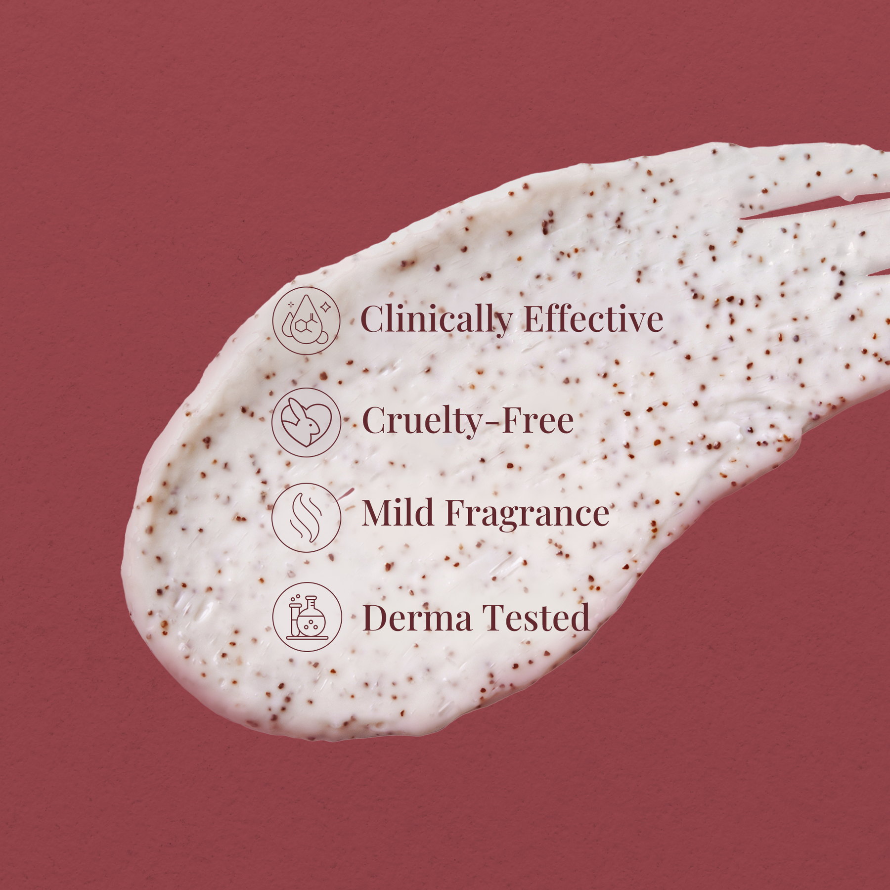 HA + Retinol Face Scrub | Clears Clogged Pores | Fades Wrinkles | Brightens Skin | Removes Tan | 100ml