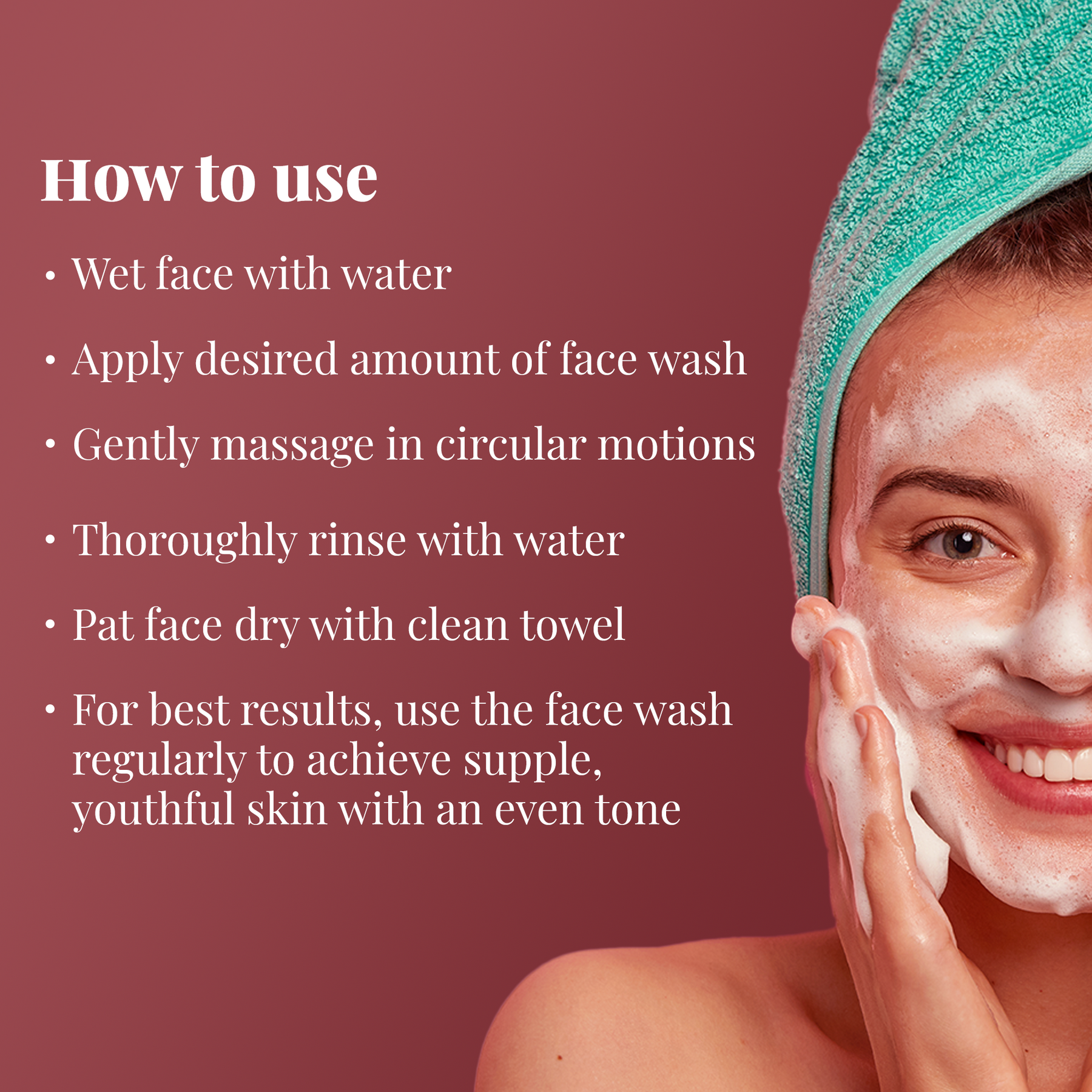 HA + Retinol Foaming Face Wash | Anti-Wrinkle Age-Defying | Moisturizes & Fades Dark Spots | 100ml