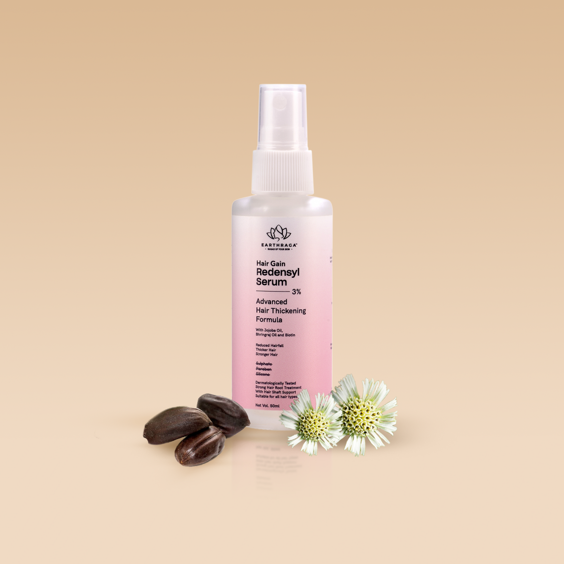 Hair Gain Redensyl Serum | Reduces Hair Fall | Fights Dandruff | Stimulates Hair Growth | Increases Hair Density | 50ml