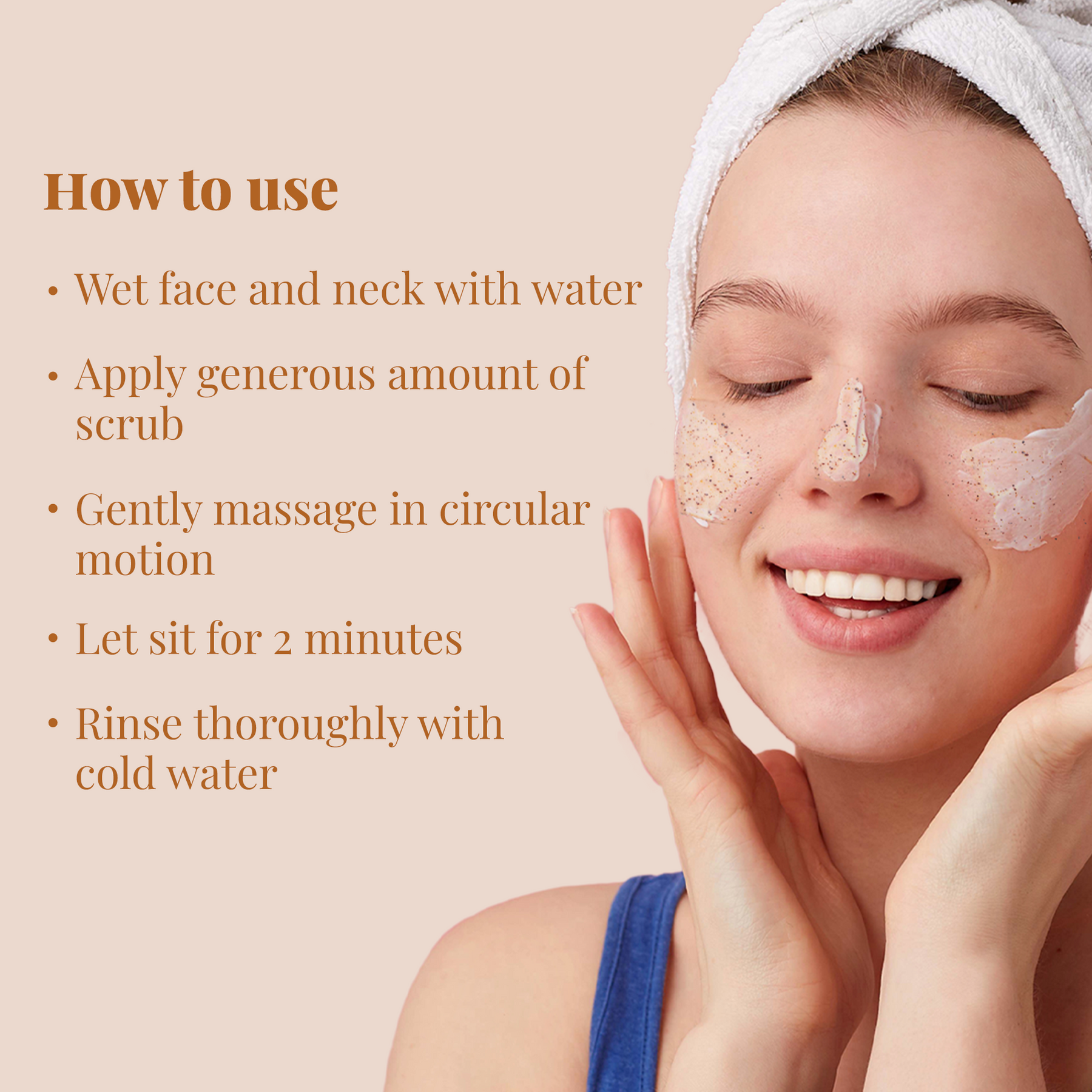 Ubtan + Turmeric Face Scrub | Removes Impurities & Blackheads | Treats Acne & Dark Spots | 100ml
