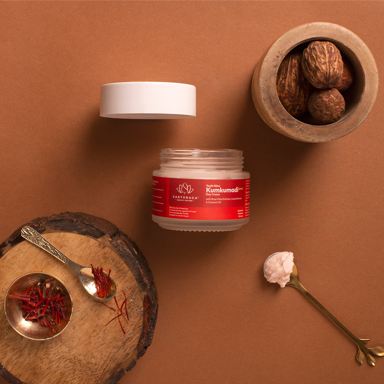 Youth Glow Kumkumadi Day Cream SPF 30 | Shields Skin From Sun Rays | Reduces Wrinkles |Treats Pigmentation | Brightens Skin | 100gm