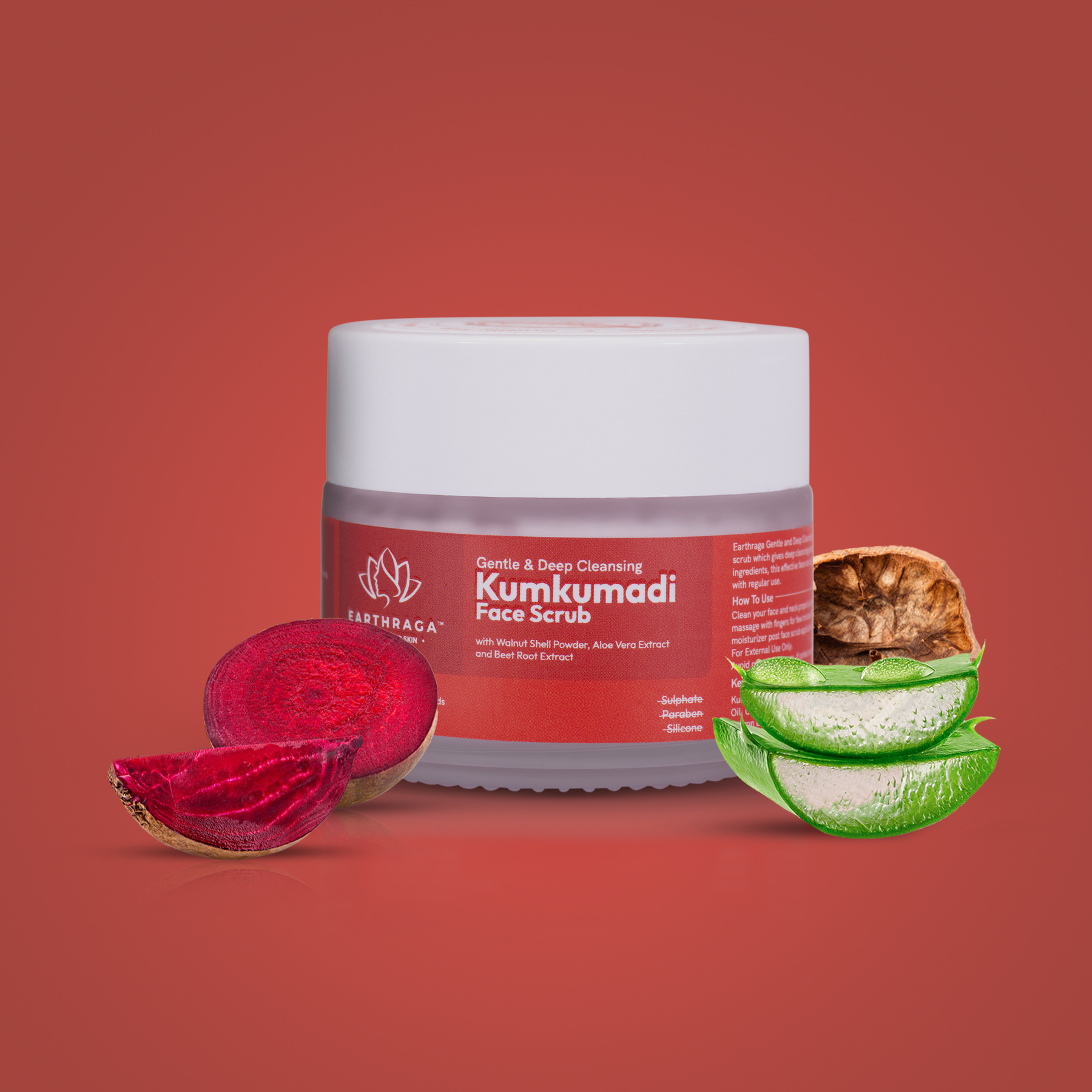 Gentle & Deep Cleansing Kumkumadi Face Scrub | Exfoliates Skin With Tan Removal | Prevents Dark Circles | 100ml