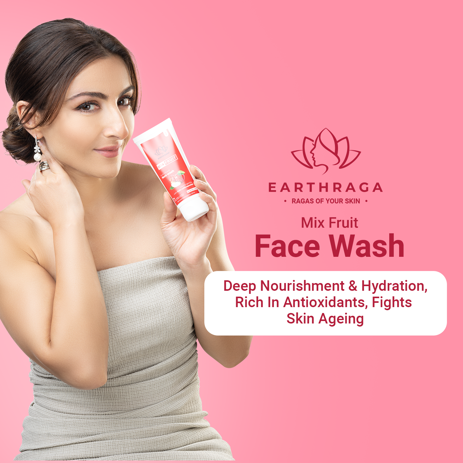 Mix Fruit Face Wash | Deep Nourishment & Hydration | Rich In Antioxidants | Fights Skin Ageing | 100ml