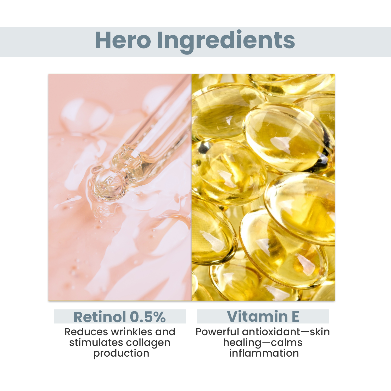hero ingredients of retinol based night cream