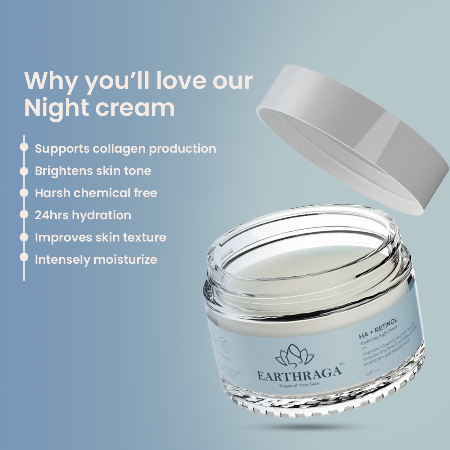 anti-ageing retinol night cream