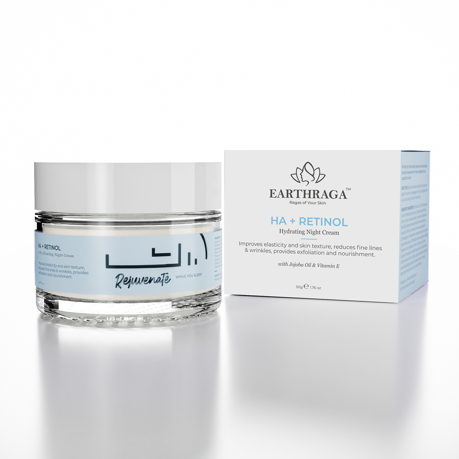 HA+Retinol Advanced Night Cream with Squalane & Vitamin E| HA+Retinol Night Cream with Niacinamide & Aquaxyl | 50.0 gm Combo Pack