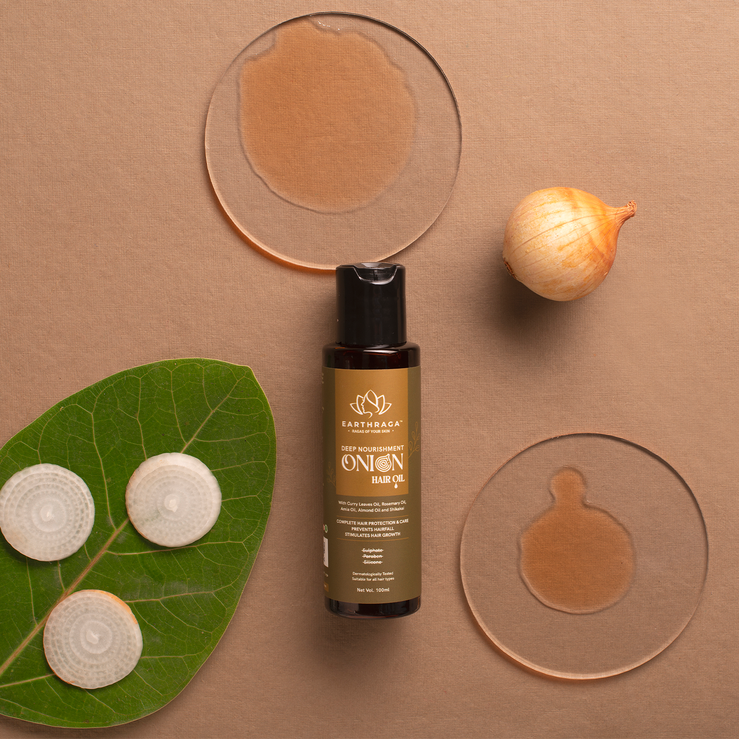Onion Hair Care Combo Kit- Onion Hair Cleansing Shampoo, Onion Hair Conditioner, Deep Nourishment Onion Hair Oil