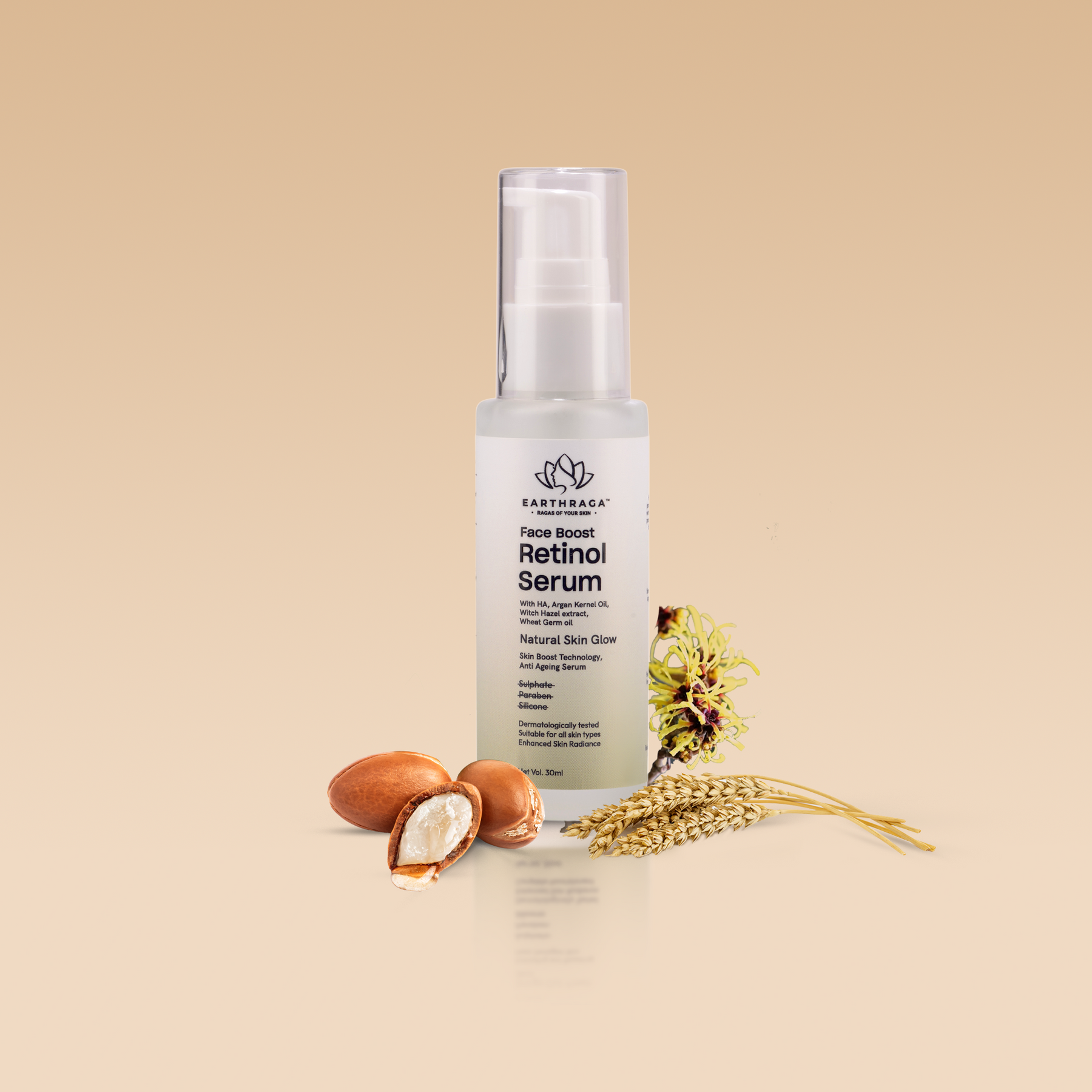 Retinol Serum | Moistens Skin | Reduces Wrinkles & Fine Lines | Treats Acne | Loaded With Antioxidants | 30ml