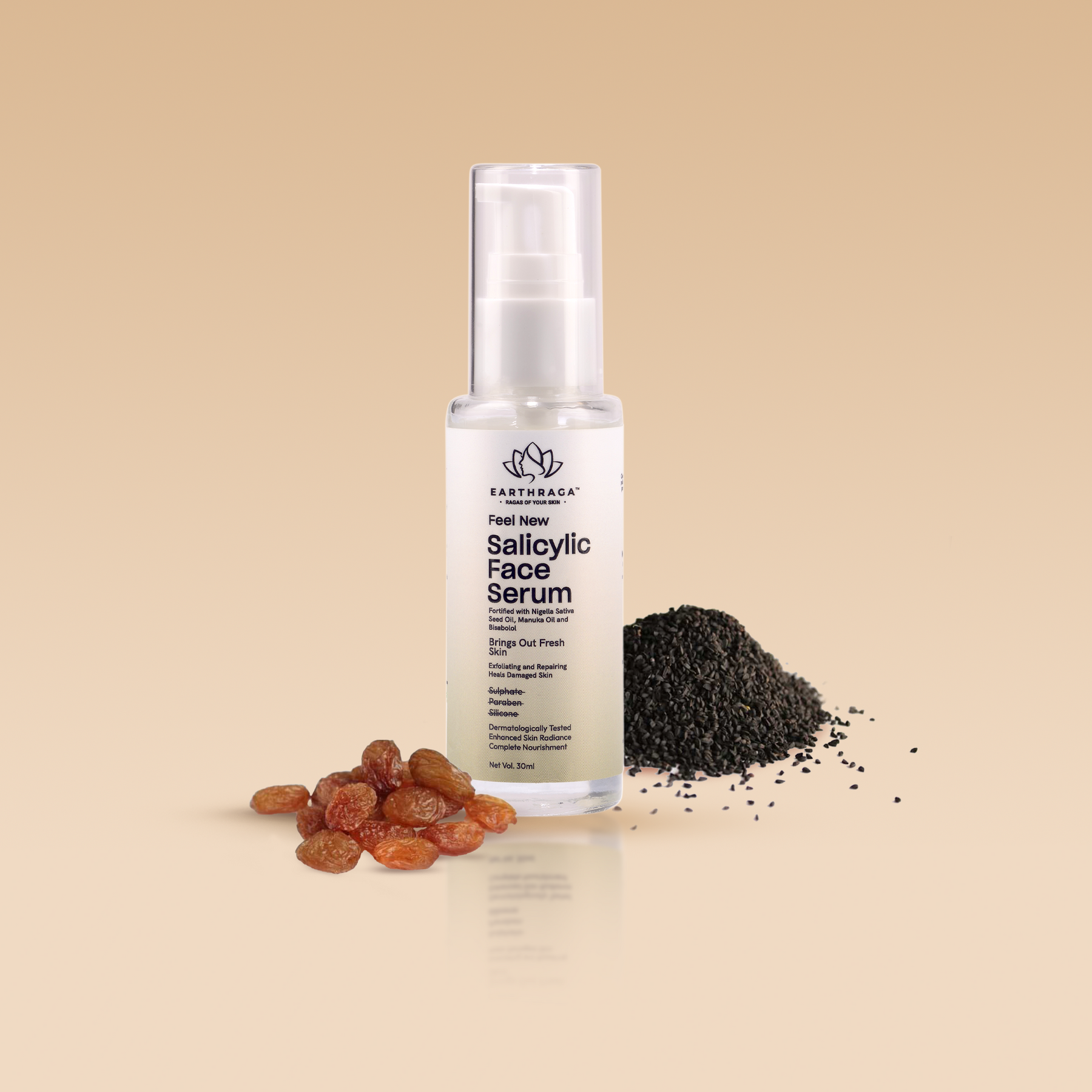 Salicylic Face Serum | Gently Exfoliates & Hydrates Skin | Unclog Pores & Controls Excess Oil Production | Reduces | Acne | 30ml