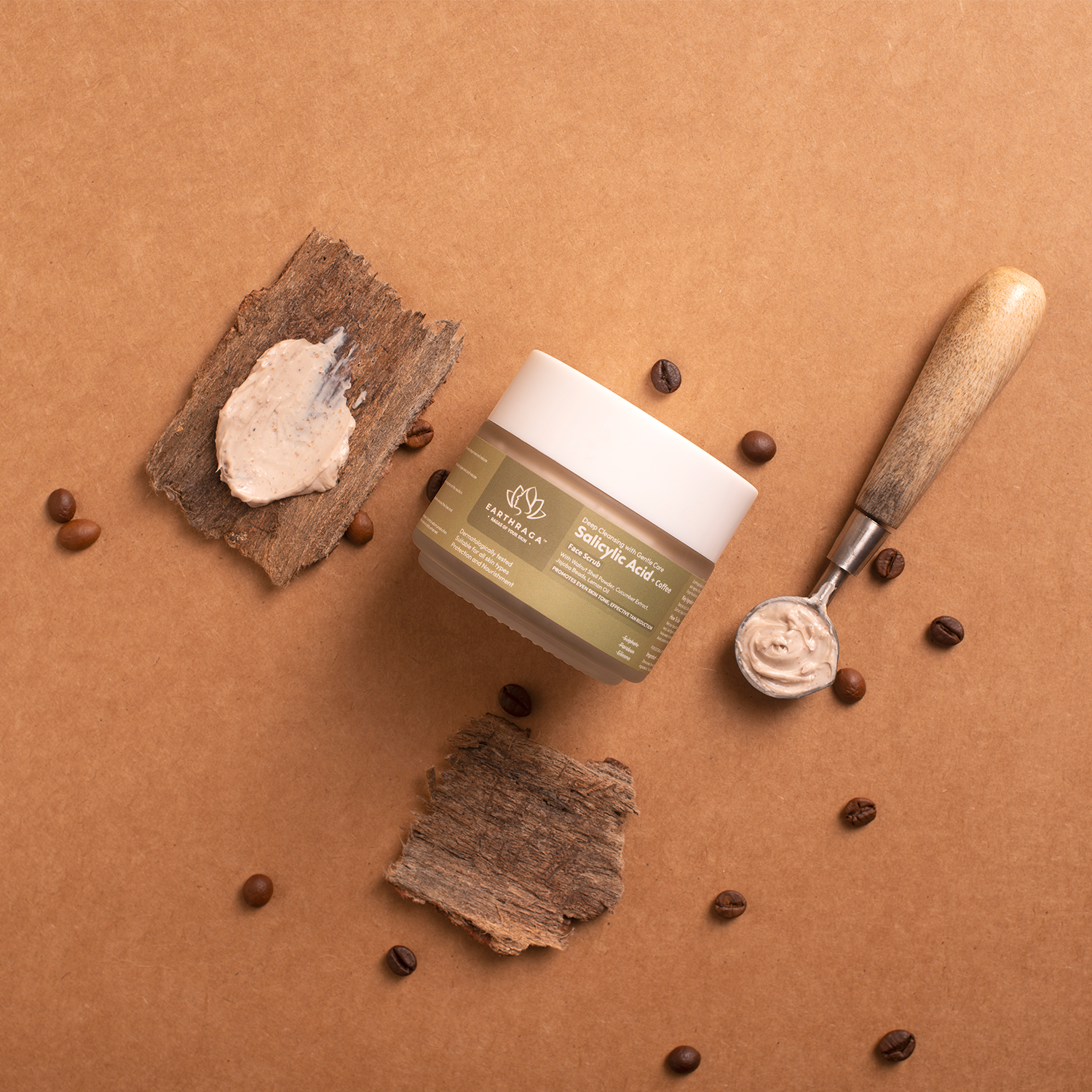 Deep Cleansing with Gentle Care Salicylic Acid + Coffee Face Scrub | Exfoliates Skin | Controls Acne & Pimples | 100ml