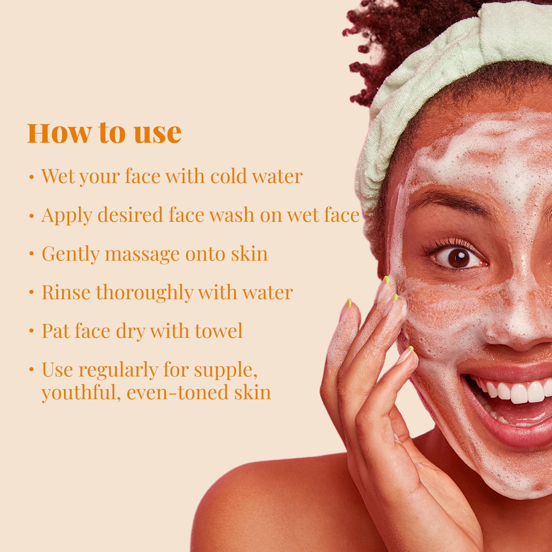 Vitamin C Foaming Face Wash | Excess Oil Control | Minimizes Skin Puffiness | Fades Dark Spots | 100ml