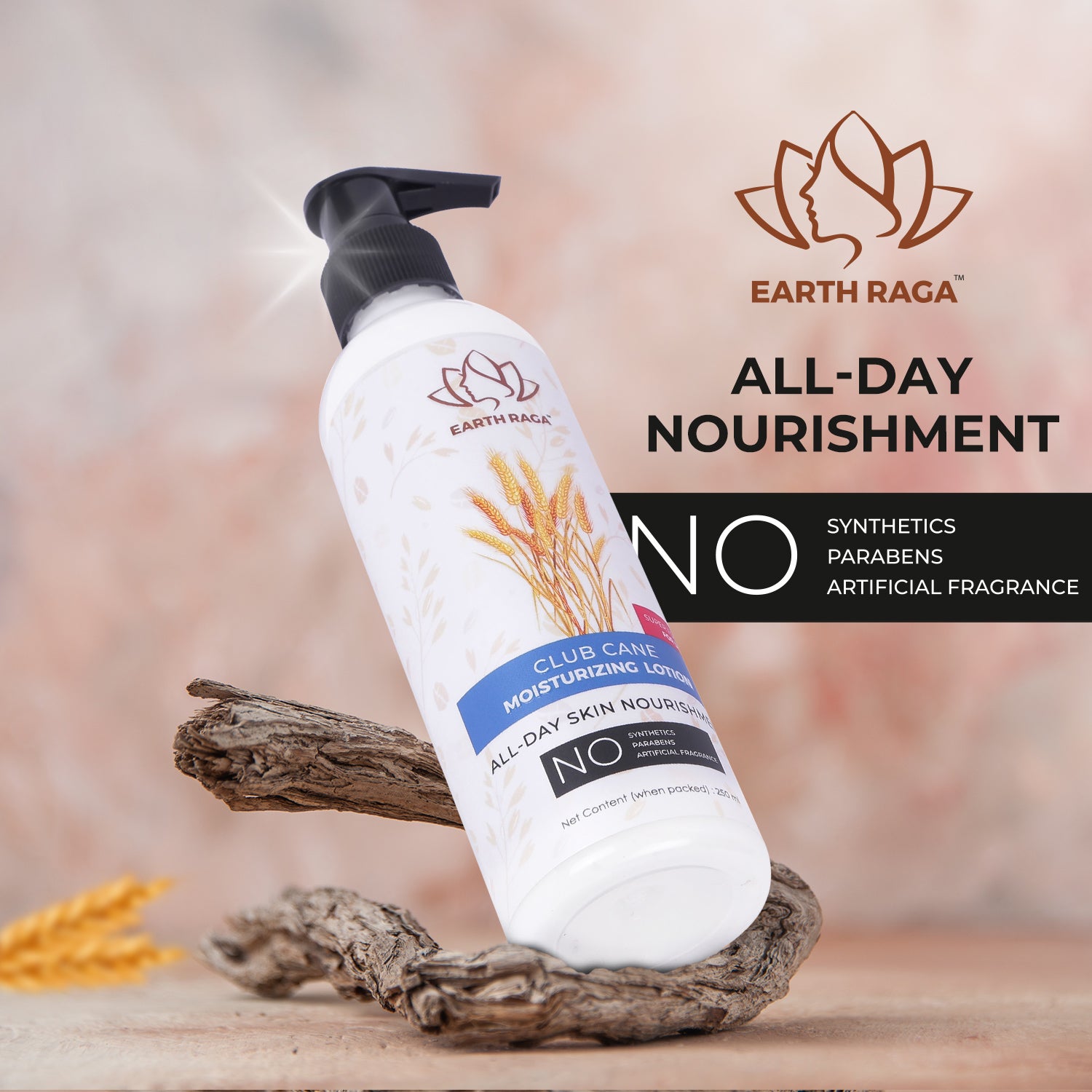 Club Cane Body Lotion | Gently Exfoliates Skin | Hydrates Skin | Helps In Oil Control | Treats Acne & Blemishes | 250gms
