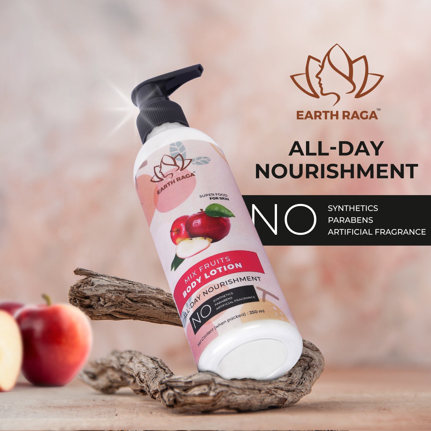 Mix Fruits Body Lotion | Deeply Nourishes & Rejuvenates Skin | Makes Skin Soft | Treats Hyperpigmentation | 250gms