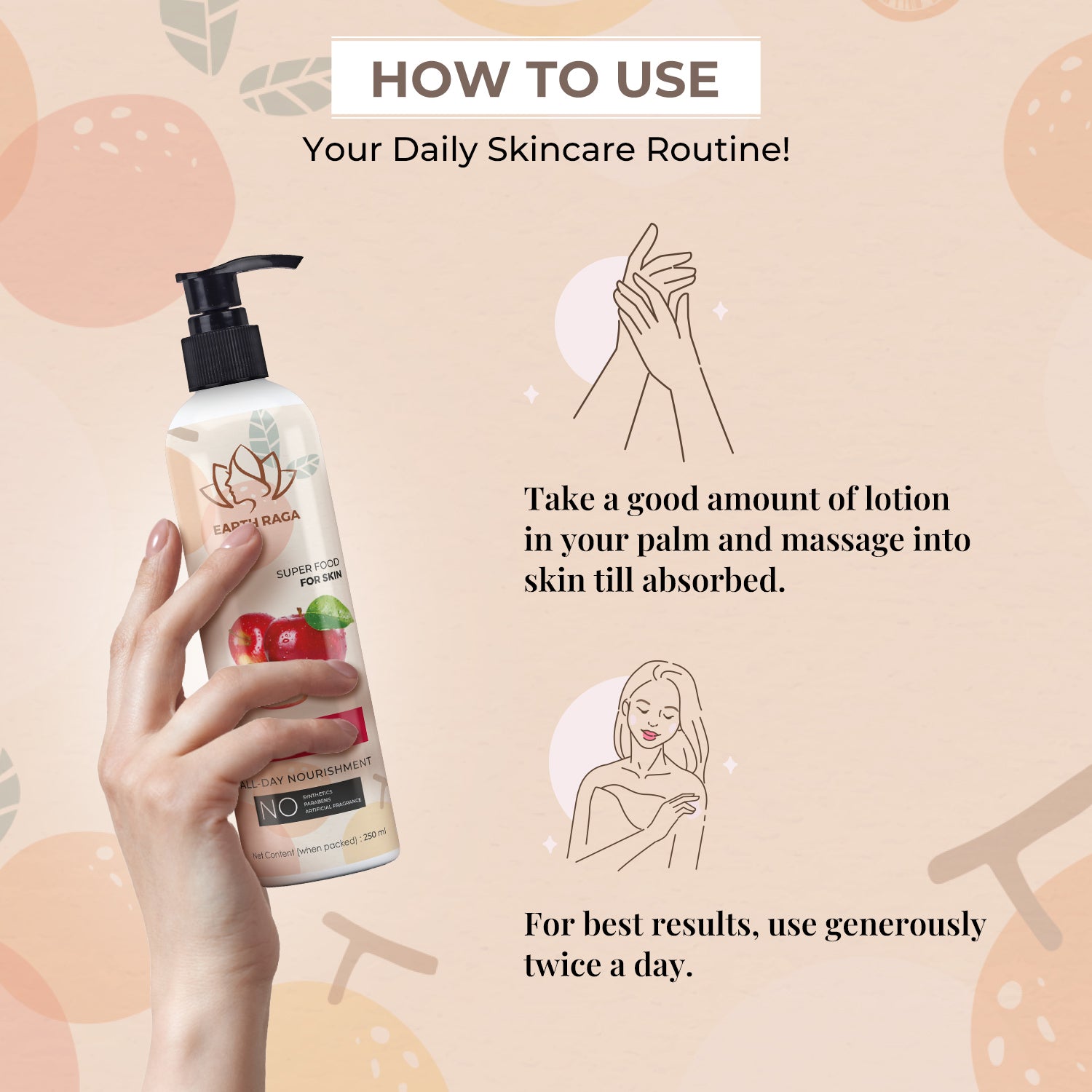 Mix Fruits Body Lotion | Deeply Nourishes & Rejuvenates Skin | Makes Skin Soft | Treats Hyperpigmentation | 250gms
