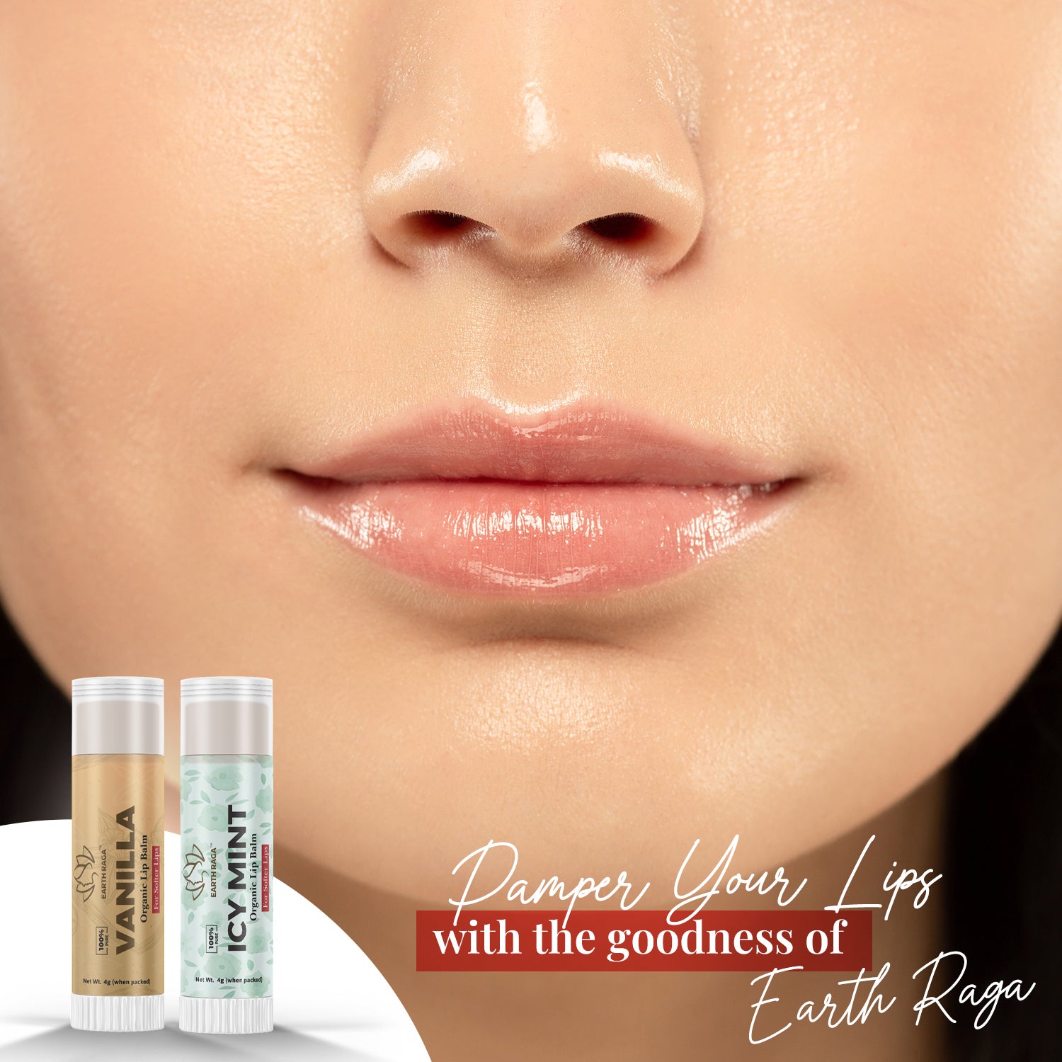 Autumn Kiss - Lip Balm Set of 2 4g x2 (8gms) | Intense moisturisation | Deep nourishment | Long-lasting hydration