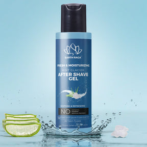 Gift Set - Lemon Grass Aftershave Gel | Mint Glacier After Shave Gel Moisturizes Skin | 100ml X 2