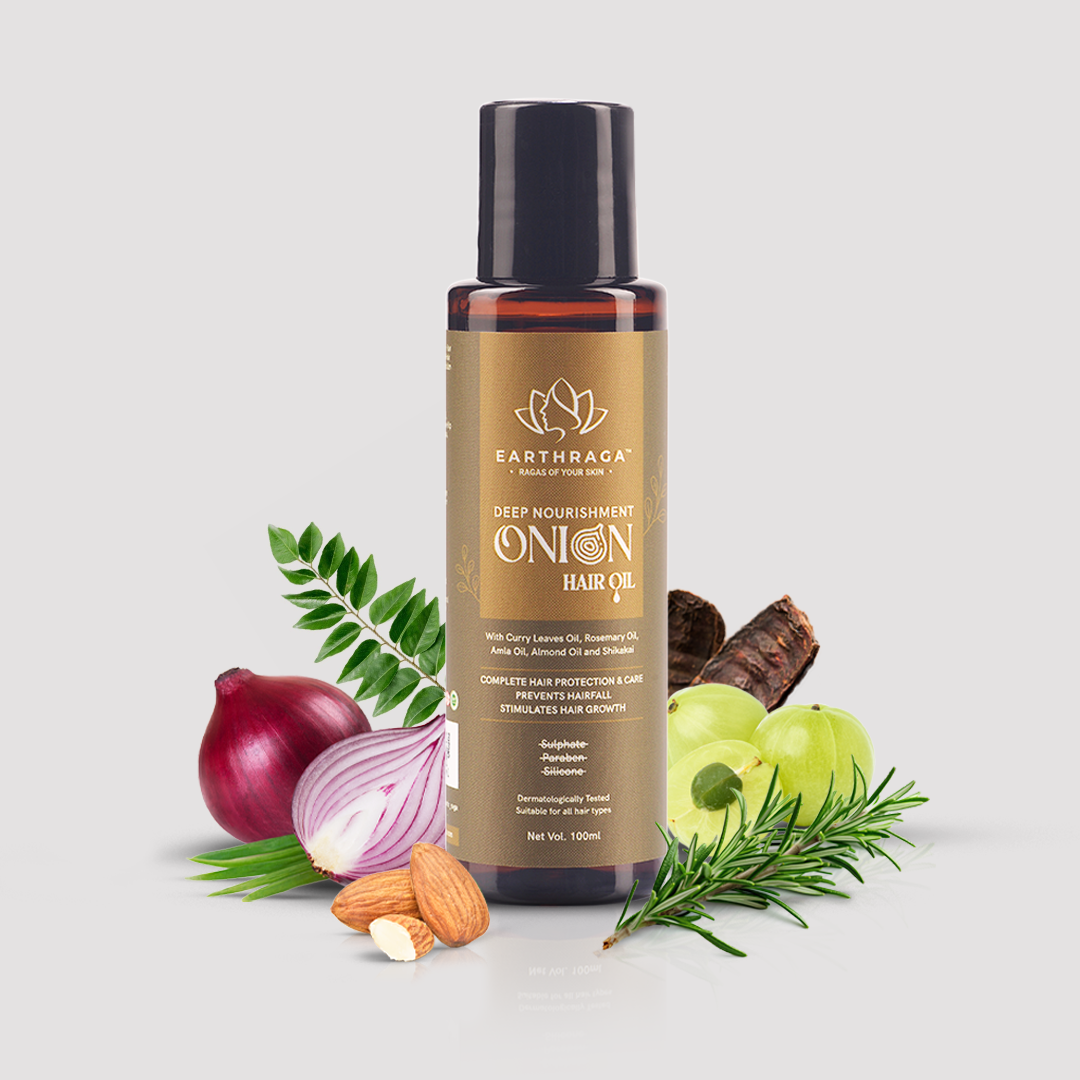 Onion, Bhringraj and Moroccan Argan Hair Oil - Combo | 100 ml X 3