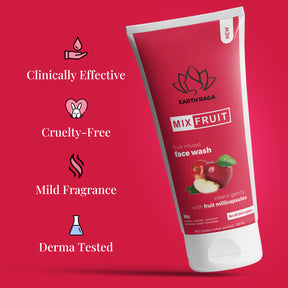 Anti Hairfall Shampoo and Mix Fruit Face Wash Combo | Strengths  hair & prevents breakage | Deeply cleanses your scalp |Cleanses pores deeply |Gives clearer, soft and supple skin