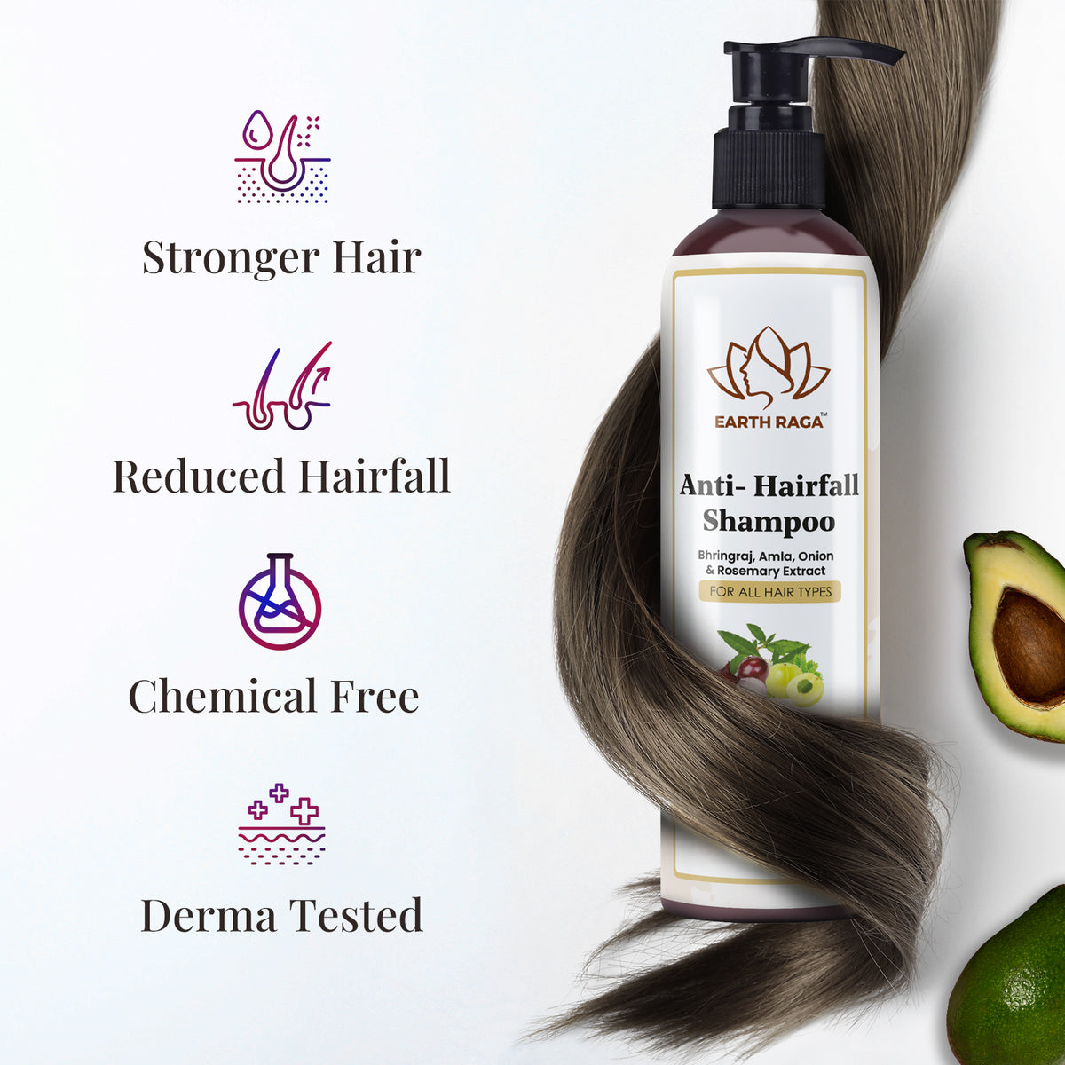 Anti Hairfall Shampoo and Vanilla Body Lotion Combo (250 ml +250 ml) - Ultimate Deal