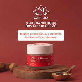 Earthraga Day Cream Combo- Age Defying and Rejuvinating Bakuchiol Day Cream + Youth Glow Kumkumadi  Day Cream