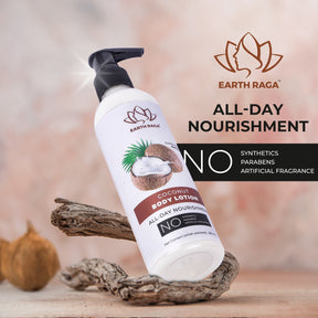 Coconut Body Lotion | Provides Intense Moisturization | Removes Scars & Wrinkles | Anti-Inflammatory | Reduces Redness | 250gms
