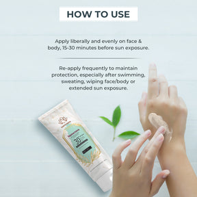 Vitamin E, Hyaluronic Acid (HA) & Raspberry Oil Sunscreen and Almond & Coconut Oil Sunscreen Combo