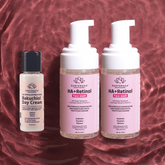 Earthraga HA + Retinol Foaming Face Wash  | 100ml X 2 + Bakuchiol Day Cream | 30 gm