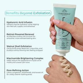 HA + Retinol Face Scrub | 100 ml