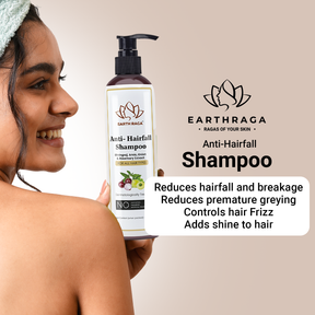 Anti-Hairfall Shampoo | Controls Hair Fall & Hair Thinning | Manages Dry & Frizzy Hair | Prevents Premature Greying | 250ml