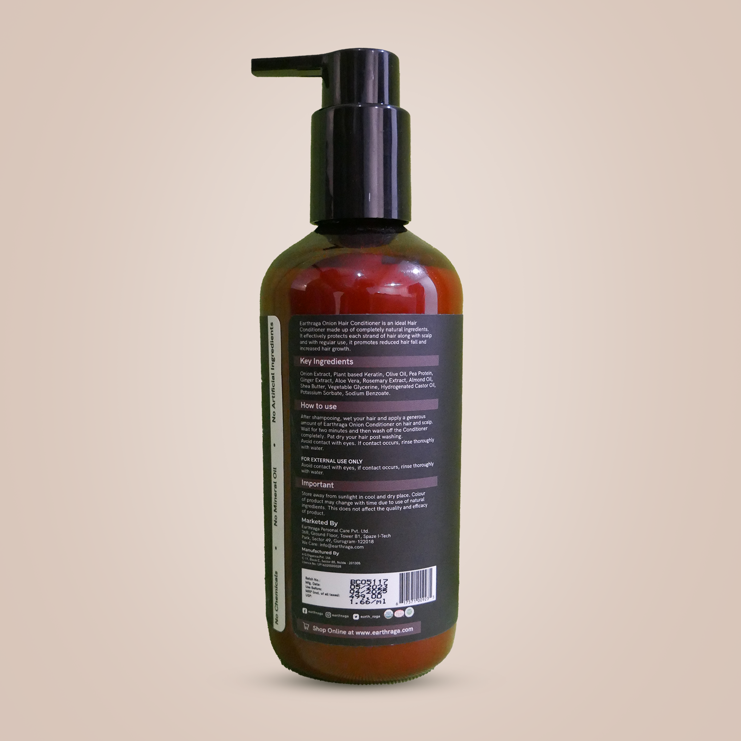 Earthraga Onion Hair Conditioner | 300ml