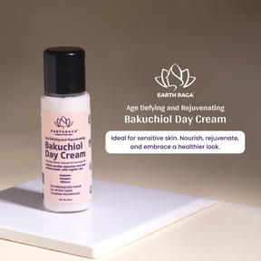 Age Defying and Rejuvenating Bakuchiol Day Cream | Natural Alternate to Retinol |Improves Skin Elasticity & Reduce Wrinkles | Moisturizes Skin | 30 gm  Minis