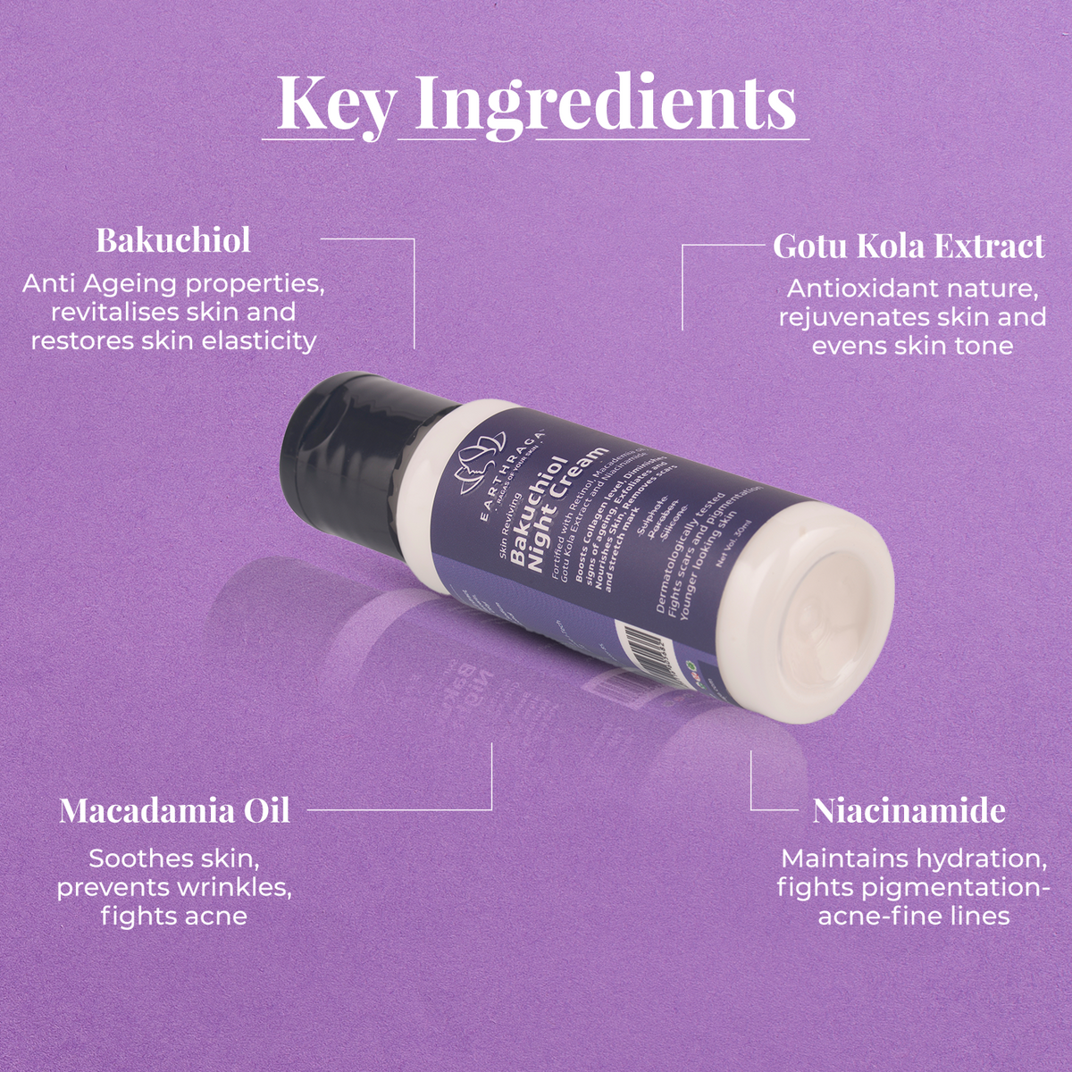 Skin Reviving Bakuchiol Night Cream 30gm - Minis