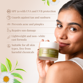 Extra Protection Salicylic Acid Matte Sunscreen SPF 50 | Shields Skin From UV Rays | Fades Dark Spots | Prevents Tanning & Sunburn | 100gm