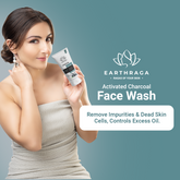 Activated Charcoal Facewash | Removes Impurities & Dead Skin Cells | Controls Excess Oil | 100ml